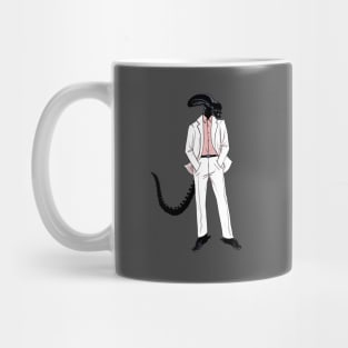 Alien in a suit Mug